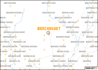 map of Ban Chak Wet