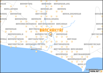 map of Ban Chak Yai