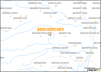 map of Ban Cham Chen