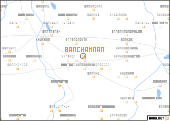 map of Ban Chamnan
