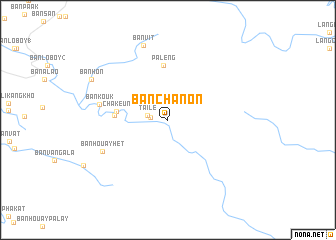 map of Ban Chanôn