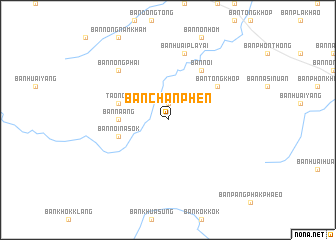 map of Ban Chan Phen