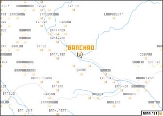 map of Bản Chao