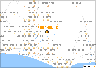 map of Ban Chawuk