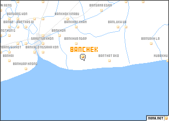 map of Ban Chek