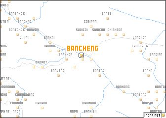 map of Bản Cheng