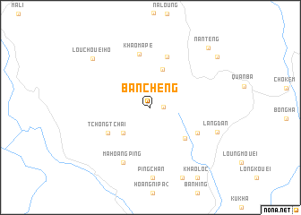 map of Bản Cheng