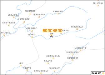 map of Bancheng