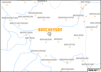 map of Ban Chénsan