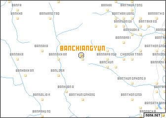 map of Ban Chiang Yun