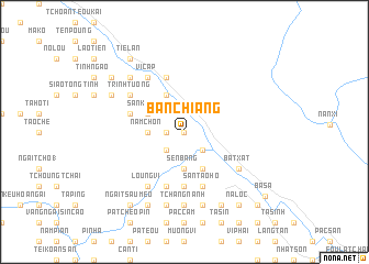 map of Bản Chiang