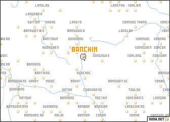 map of Bản Chim