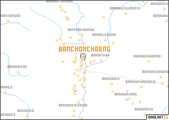 map of Ban Chom Chaeng