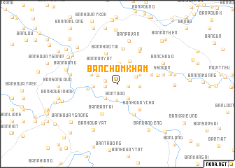 map of Ban Chomkham