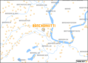 map of Ban Chom Kitti