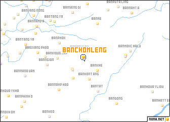 map of Ban Chomlèng