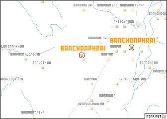 map of Ban Chon Phrai