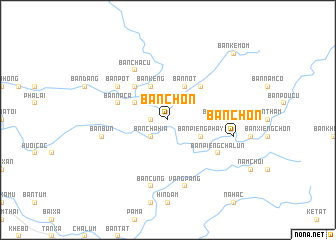 map of Bản Chón