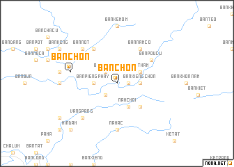 map of Bản Chon