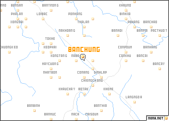 map of Bản Chung