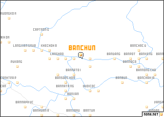 map of Bản Chun