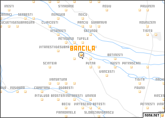 map of Băncila