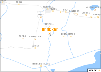 map of Bancker