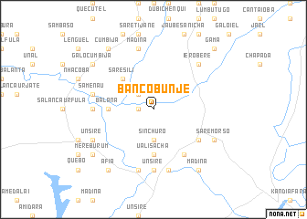 map of Bancobunje
