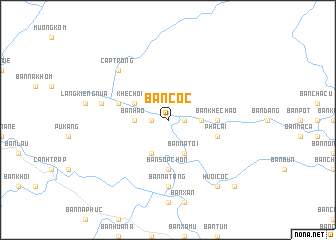 map of Bản Coc