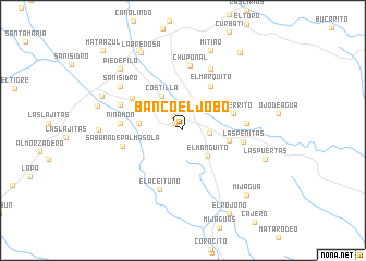 map of Banco El Jobo