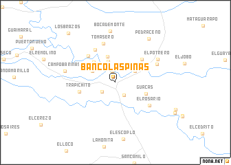 map of Banco las Piñas