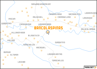 map of Banco las Piñas