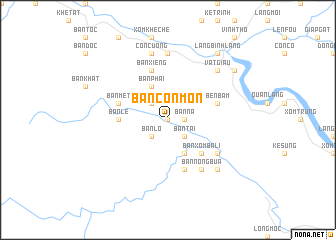 map of Bản Con Món