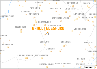 map of Banco Telésforo