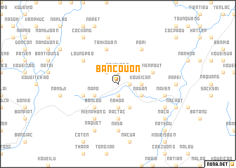 map of Bản Couon