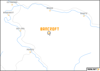 map of Bancroft