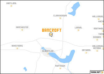 map of Bancroft