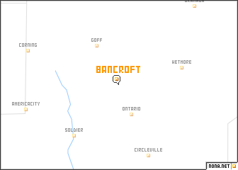 map of Bancroft