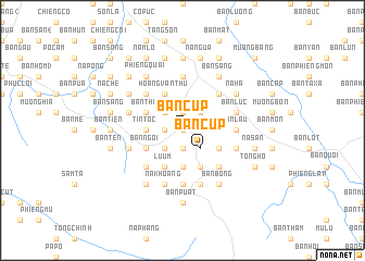 map of Bản Cúp