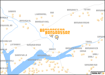 map of Bānda Assār