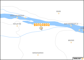 map of Bandābād