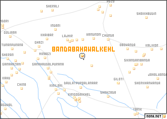 map of Bānda Bahāwal Kehl