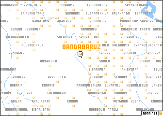 map of Banda Bāruz