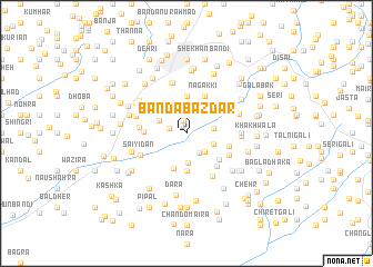 map of Bānda Bāzdār