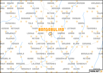 map of Banda Bulima