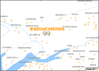 map of Bānda Charpara