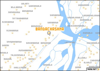 map of Bānda Chashma