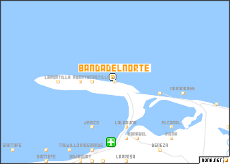 map of Banda del Norte
