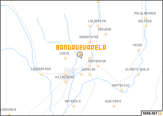 map of Banda de Varela