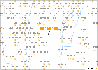 map of Bandadou